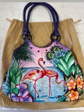 Beautiful Flamingo ANUSCHKA Shoulder Bag